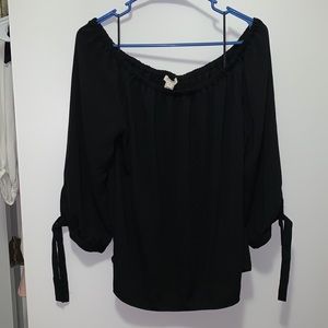 NWT JCrew off shoulder blouse size M